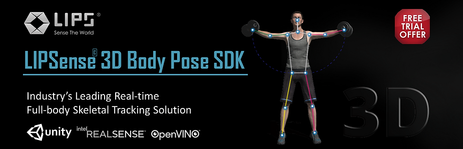 3D Skeleton Tracking Solution for Real-time Human Full Body Motion Detection