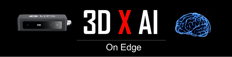 LIPSedge™ AE430 Industrial 3D Camera with Edge Processing Capability