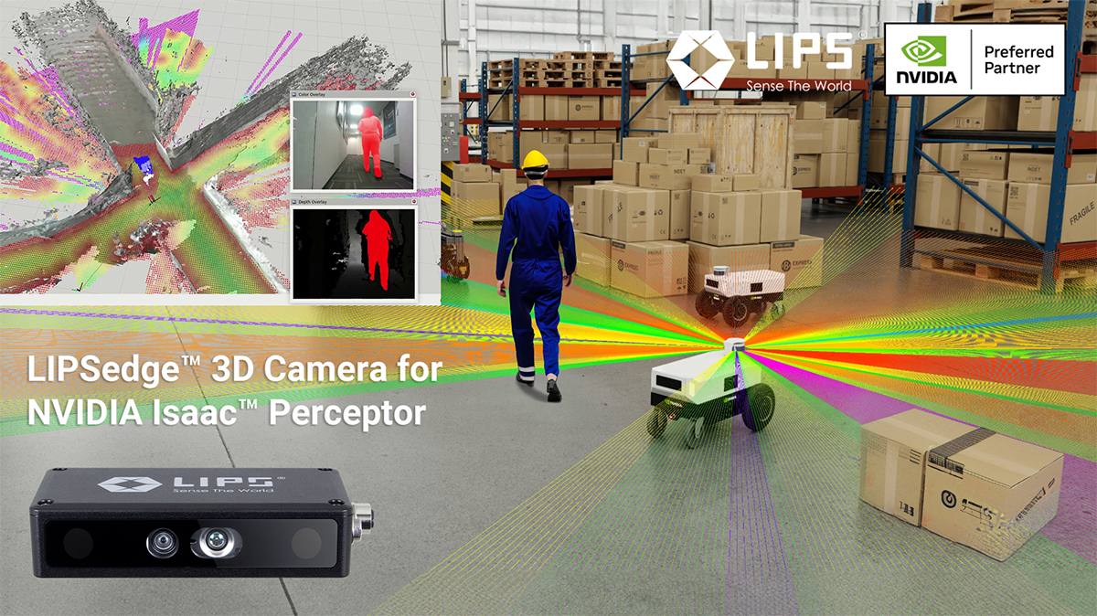 LIPSedge™ 3D Camera Now Compatible with NVIDIA Isaac Perceptor – Debuting at Computex 2024