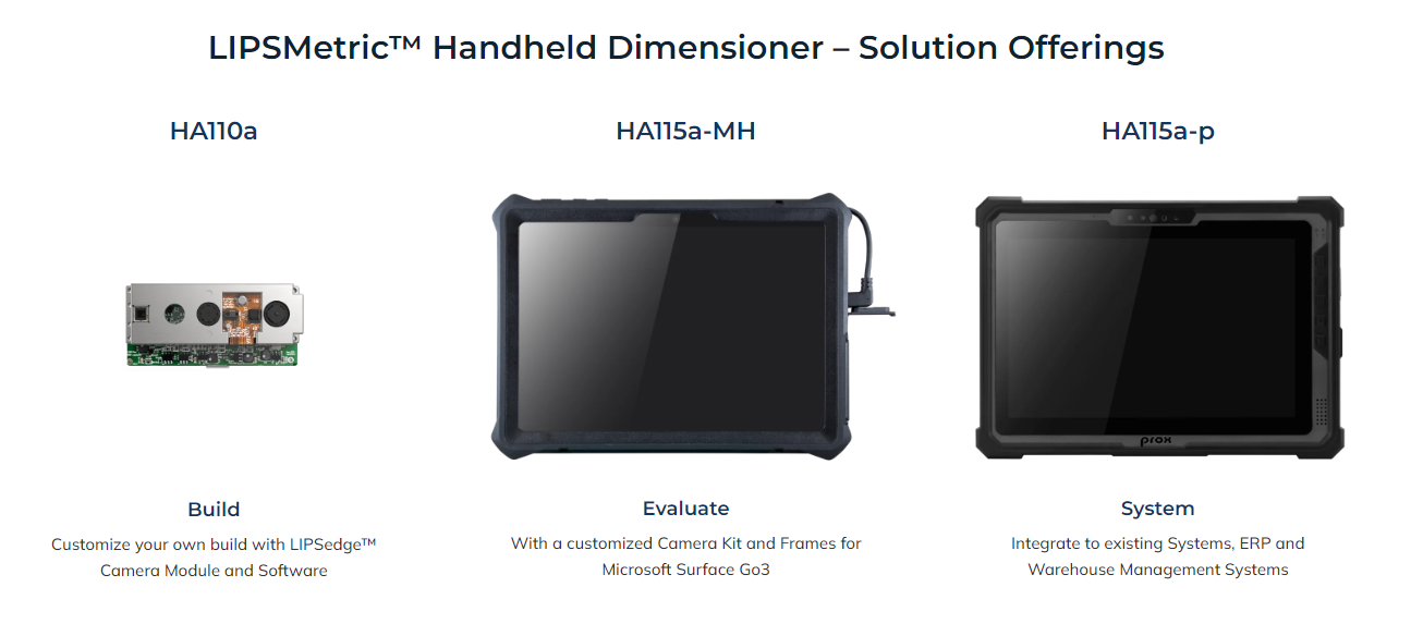 Dimensioning Solutions with 3D Depth Vision for Smart Logistics and Warehousing